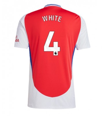 Arsenal Ben White #4 Replika Hjemmebanetrøje 2024-25 Kortærmet